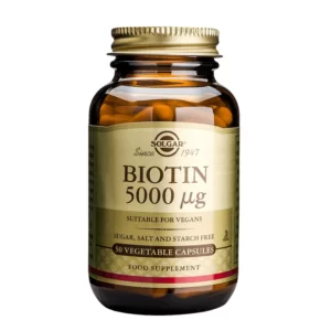 Buy Solgar Biotin 5000µg 50 Vegi Capsules